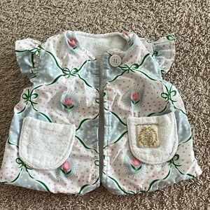 Reversible TBBC baby girls cover up